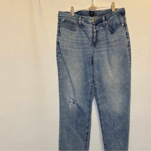 J Crew Women's Relaxed BoyFriend Blue Jeans Size 31 - Picture 1 of 5